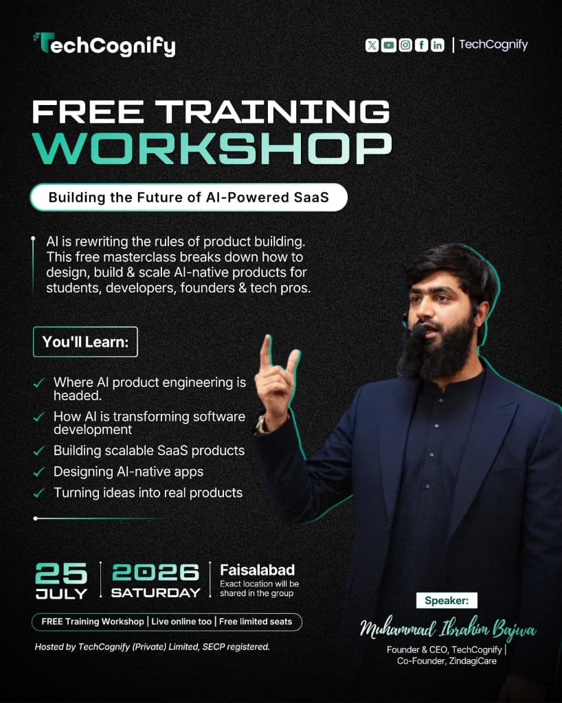 Free Training Workshop — Building the Future of AI-Powered SaaS
