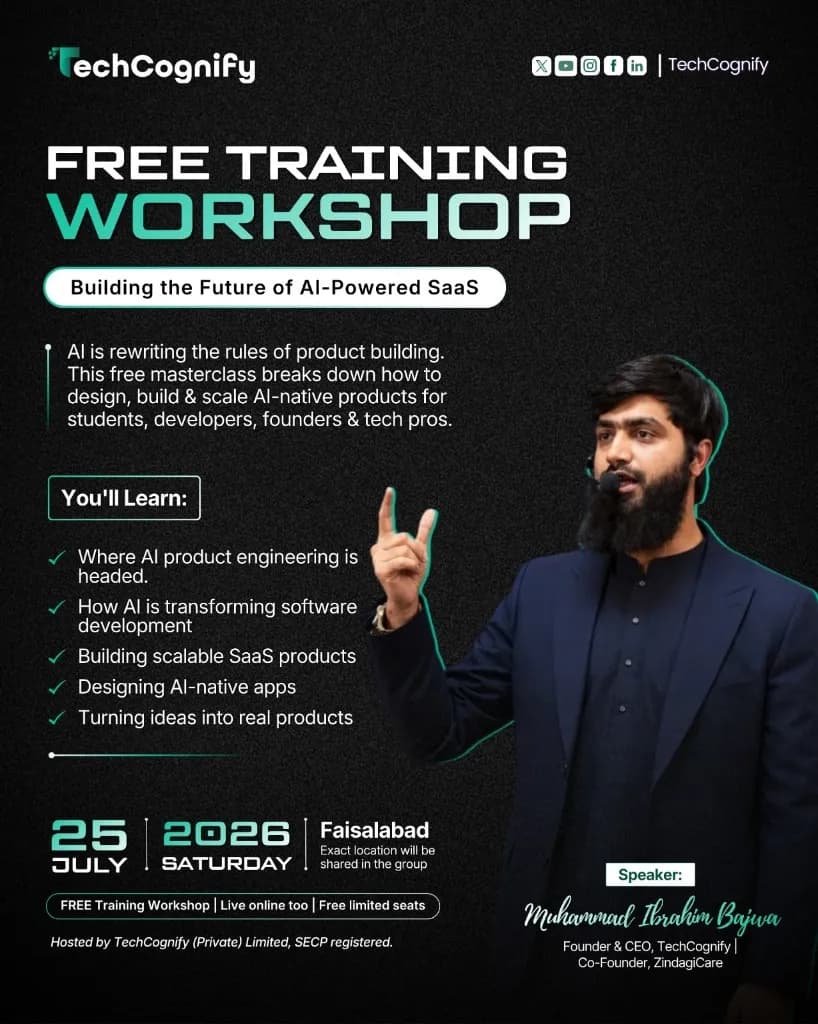 Free Training Workshop — Building the Future of AI-Powered SaaS